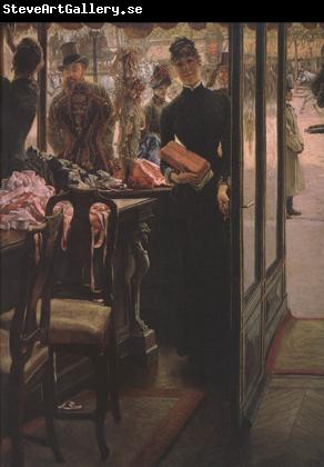 James Tissot La Demoiselle de Magasin (The Shop Girl) (nn01)